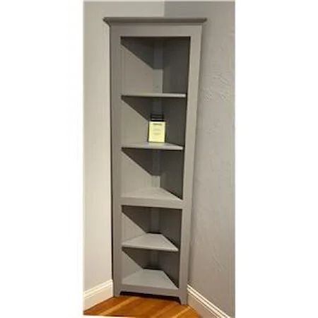 Corner Solid Pine Bookcase